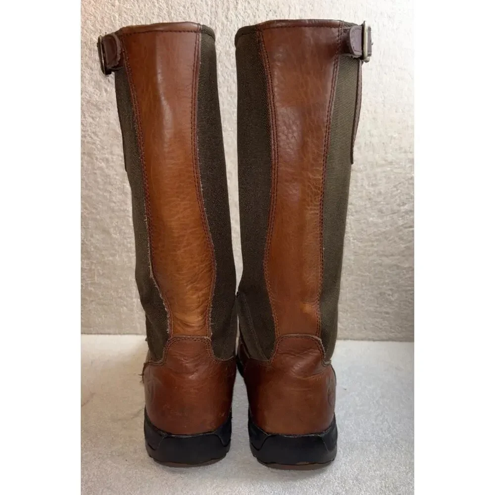Georgia Brown Boots Waterproof Pull-on SnaKe Guard Men 14” Size 11.5 M